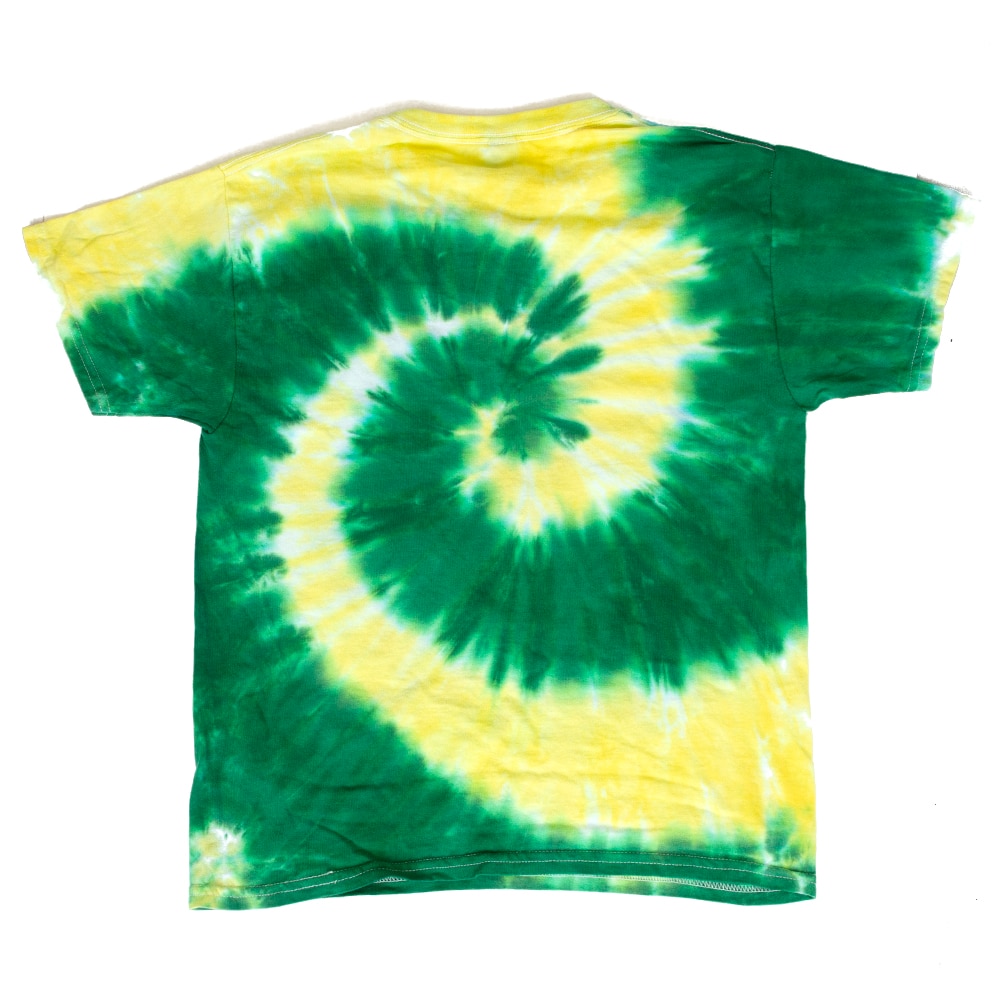 Interlocking UO, McKenzie SewOn, Green, Crew Neck, Cotton, Kids, Youth, Tie Dye, T-Shirt, 978595